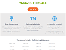 Tablet Screenshot of cn.yakaz.com